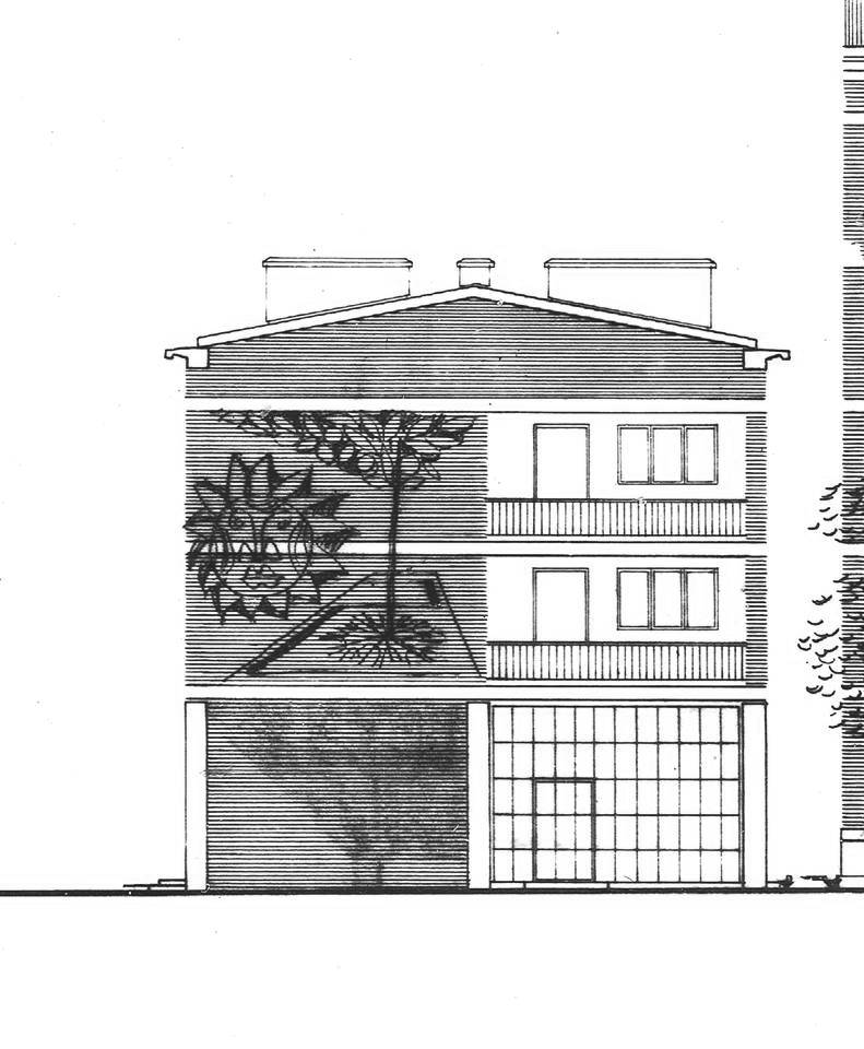 Rys. Maria i Kazimierz Piechotka, źr&oacute;dło: "Architektura" nr 7/1958