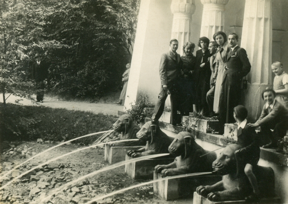 Świątynia Egipska, Park Belwederski, lata 30., zbiory Michała Trawińskiego
